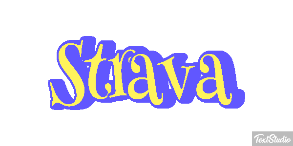 Strava Efecto de texto