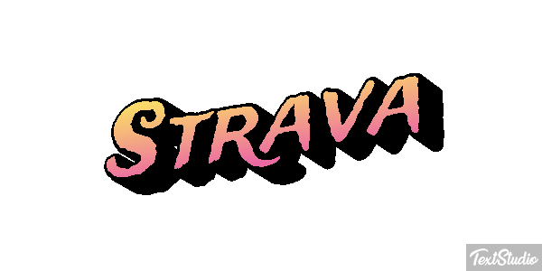 Strava Efecto de texto