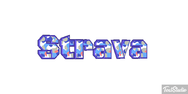 Strava Efecto de texto