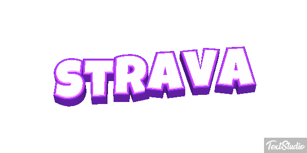 Strava Efecto de texto
