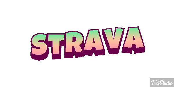 Strava Efecto de texto