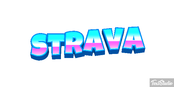 Strava Efecto de texto