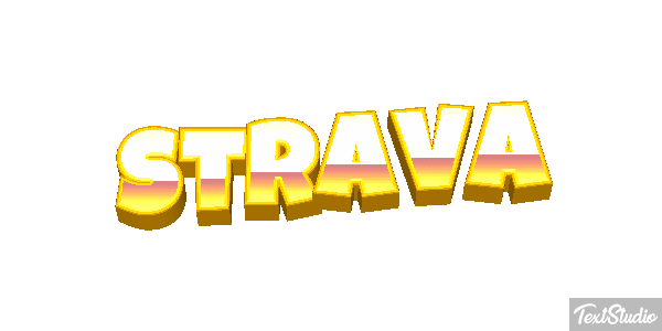 Strava Efecto de texto