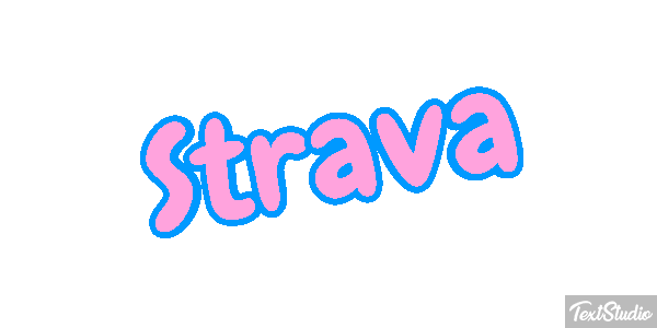 Strava Efecto de texto