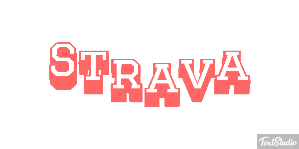 Strava Efecto de texto