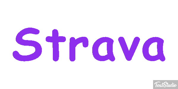Strava Efecto de texto
