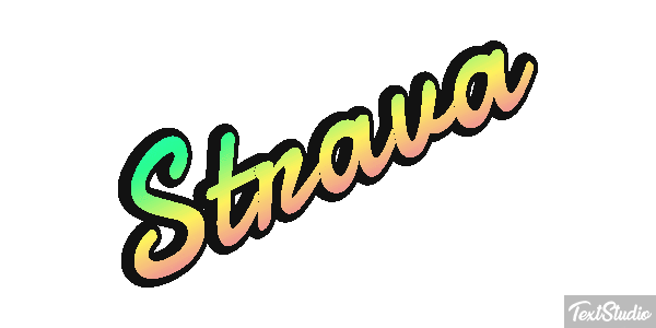 Strava Efecto de texto