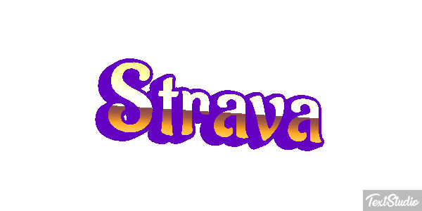 Strava Efecto de texto