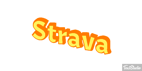 Strava Efecto de texto
