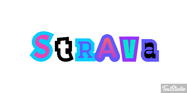 Strava Efecto de texto