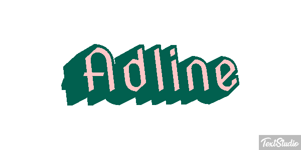 Adline Efecto de texto