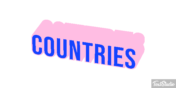 Countries テキスト効果