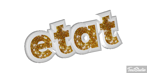état Effet de texte