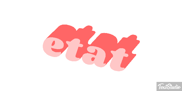 état Effet de texte