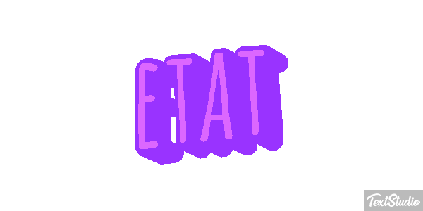 état Effet de texte