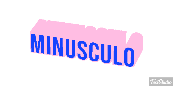 Minúsculo Effetto testo