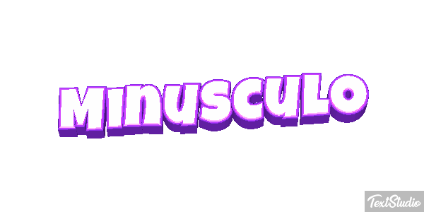 Minúsculo Effetto testo