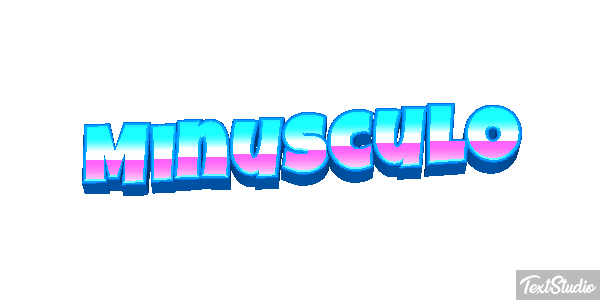 Minúsculo Effetto testo