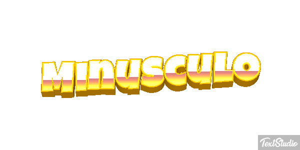 Minúsculo Effetto testo