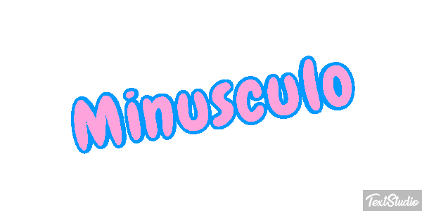 Minúsculo Effetto testo