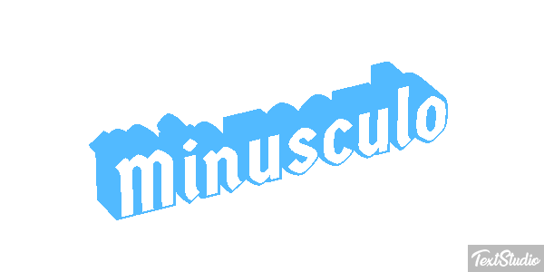 Minúsculo Effetto testo