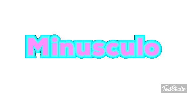Minúsculo Effetto testo