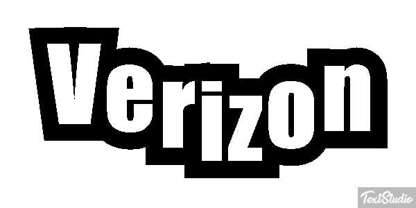 Verizon Efecto de texto