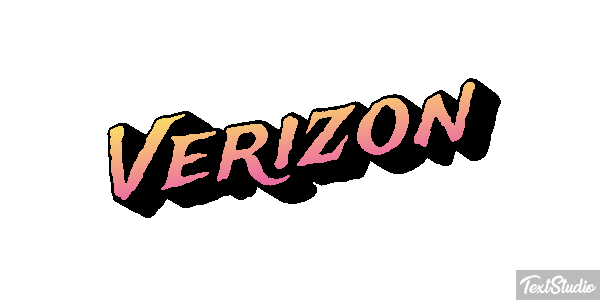 Verizon Efecto de texto