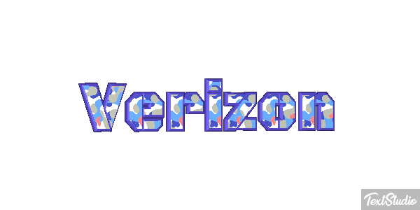 Verizon Efecto de texto