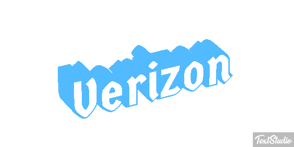 Verizon Efecto de texto