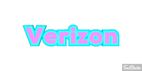 Verizon Efecto de texto