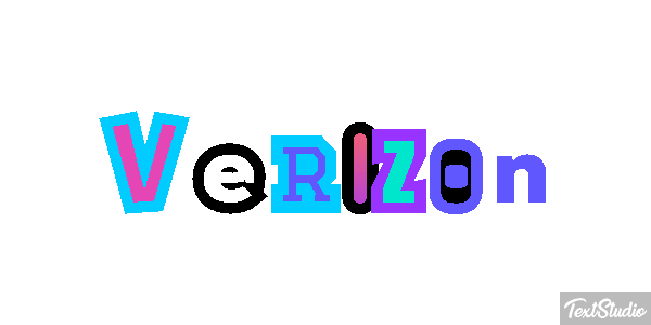 Verizon Efecto de texto