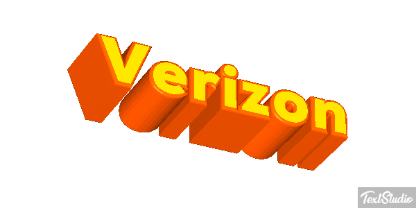 Verizon Efecto de texto