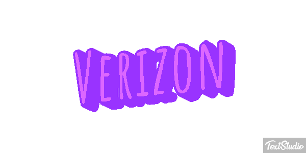 Verizon Efecto de texto
