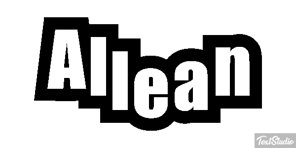 Allean Text effect