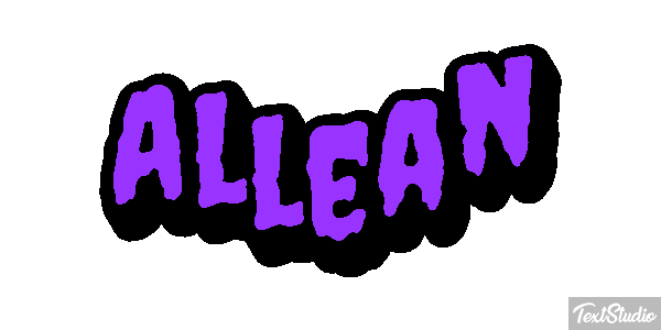 Allean Text effect