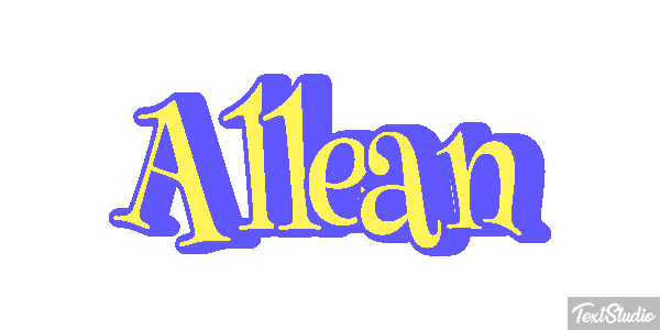 Allean Text effect