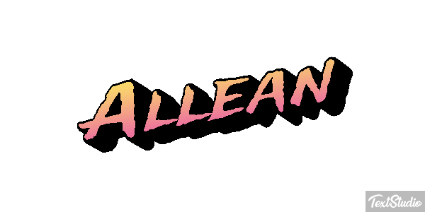 Allean Text effect
