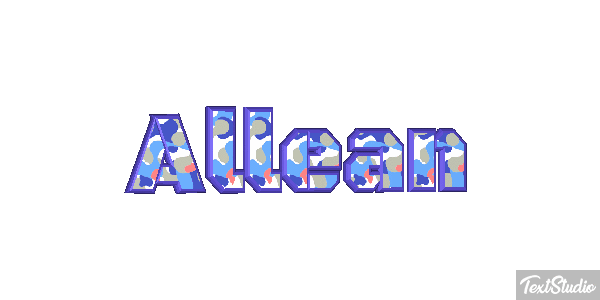 Allean Text effect