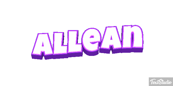 Allean Text effect