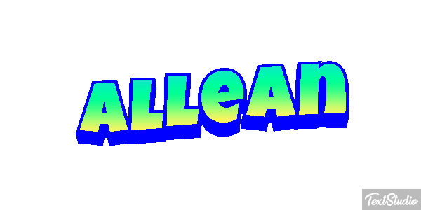 Allean Text effect