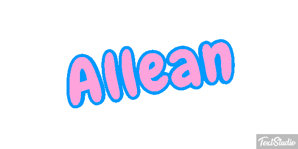 Allean Text effect