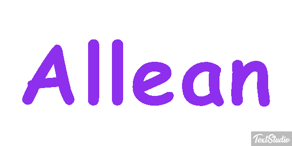 Allean Text effect