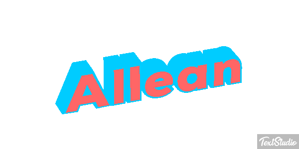 Allean Text effect