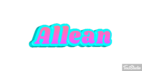 Allean Text effect