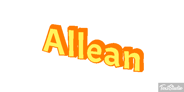 Allean Text effect