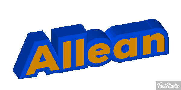 Allean Text effect