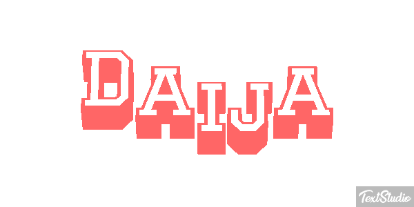 Daija Efecto de texto