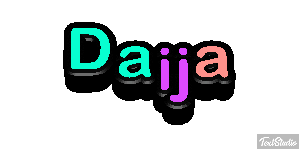 Daija Efecto de texto