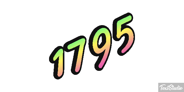 1795 Texteffekt